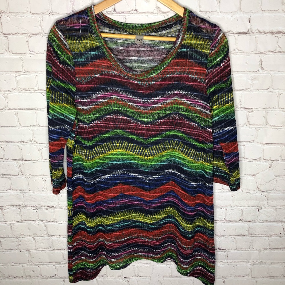 Thomas & Olivia Boho Loose Fit Tunic Top - Picture 2 of 6